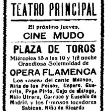 Anuncio del 1932 encontrado en la hemeroteca