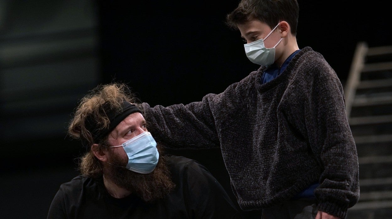 Un momento de los ensayos de 'Peter Grimes', con el tenor Allan Clayton