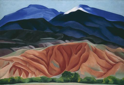 ‘Paisaje de Black Mesa, Nuevo México/Desde la casa de Marie II', 1930. Georgia O’Keeffe Museum, Santa Fe
