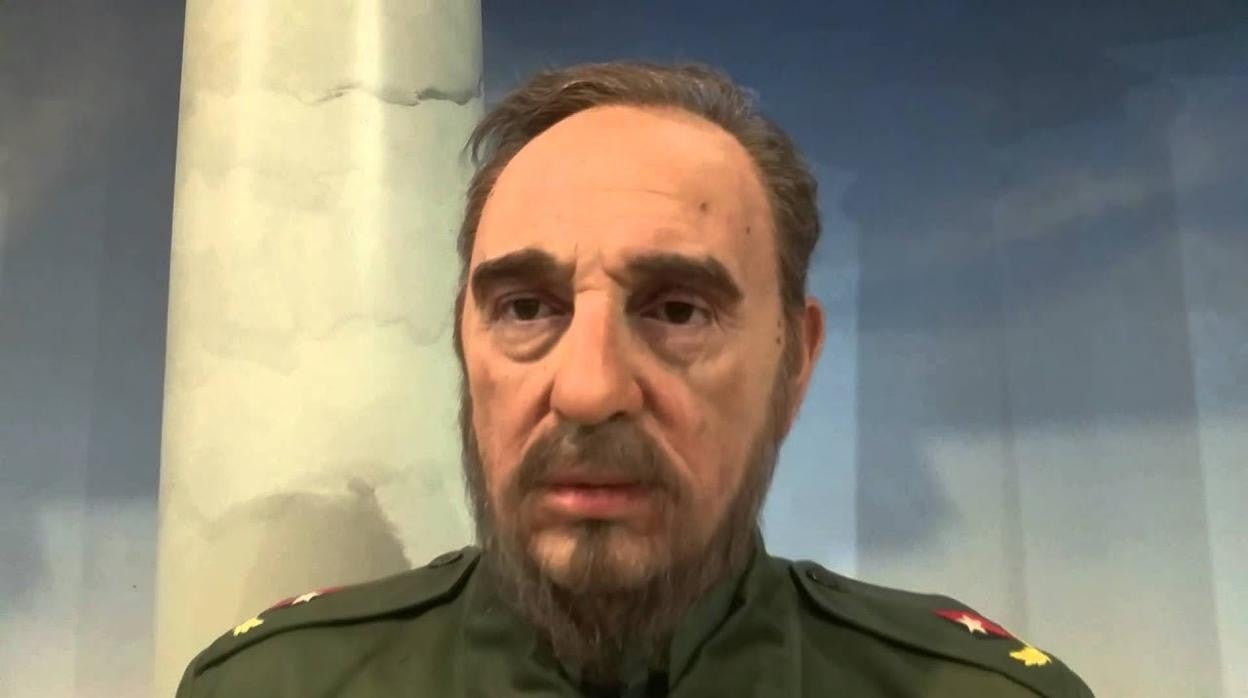 La figura de Fidel Castro que está en el Museo Madame Tussauds de Nueva York