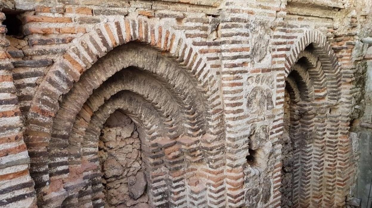 Restos de la antigua iglesia de San Simón de Brihuega, que en su origen fue sinagoga