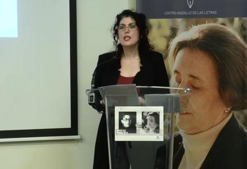 La directora del Centro Andaluz de las Letras, Eva Díaz Pérez