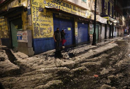 La granizada en Ciudad de México