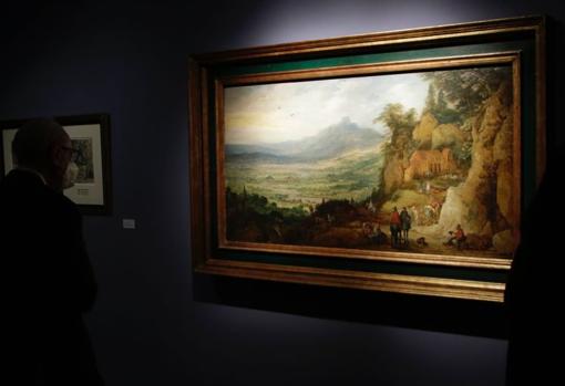 'Paisaje de montaña con mulas', otra de las obras destacadas de la exposición