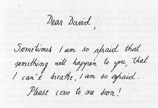Carta enviada a David Bowie