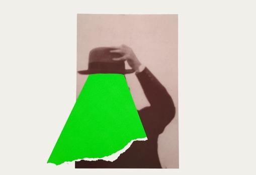 'Hola', collage de Mateo Fetén