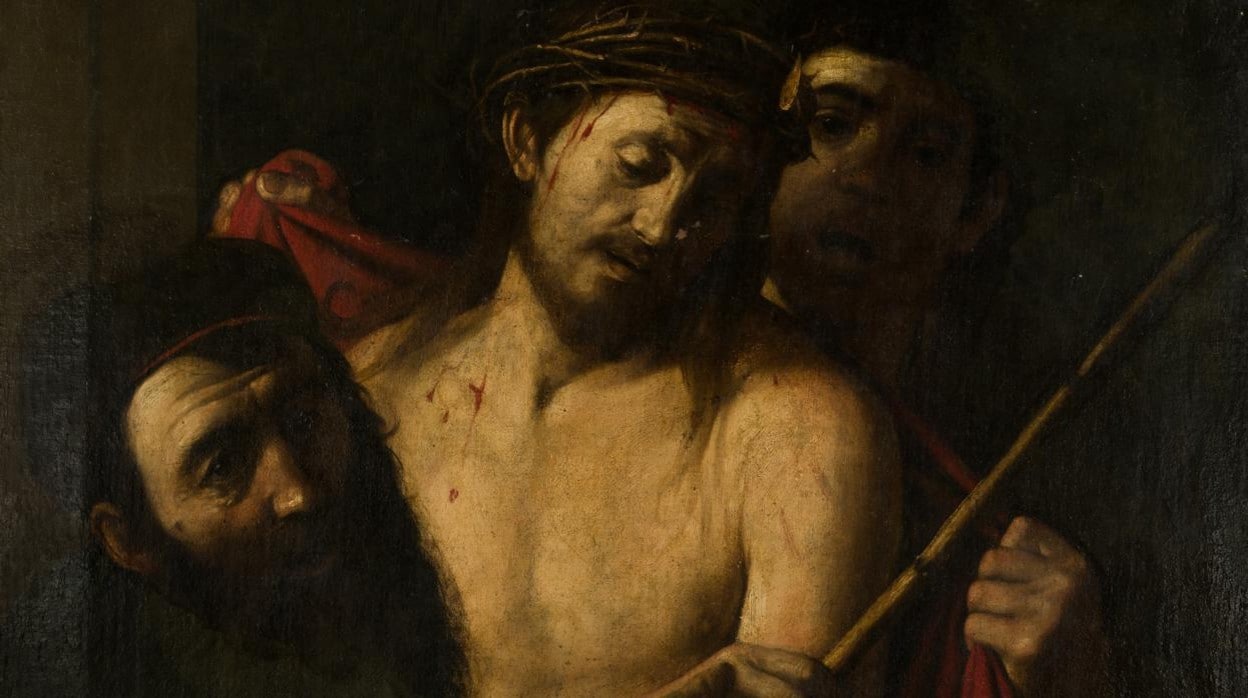 'Ecce Homo', atribuido a Caravaggio. Detalle