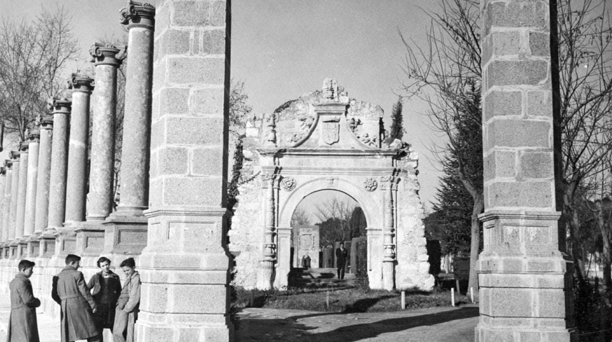 Una imagen del Parque del Castillo en 1959