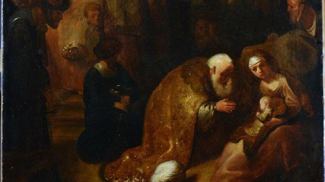 'La adoración de los Magos', de Rembrandt