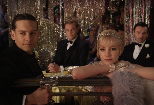 Leonardo DiCaprio en el papel de Jay Gatsby