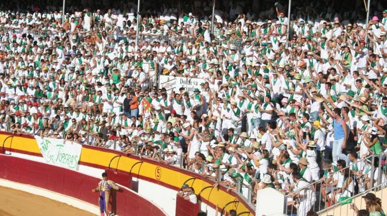 Los tendidos de Huesca, en tiempos de feria sin Covid