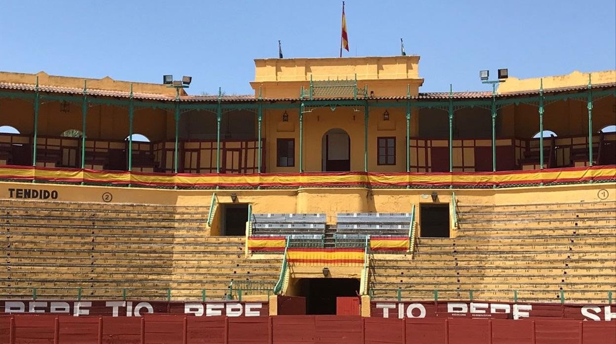 La Plaza de Toros de Jerez ya está dispuesta para las dos corridas de toros de este fin de semana