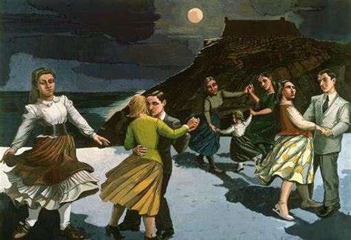 Una de las pinturas de Paula Rego en la exposición de la Tate