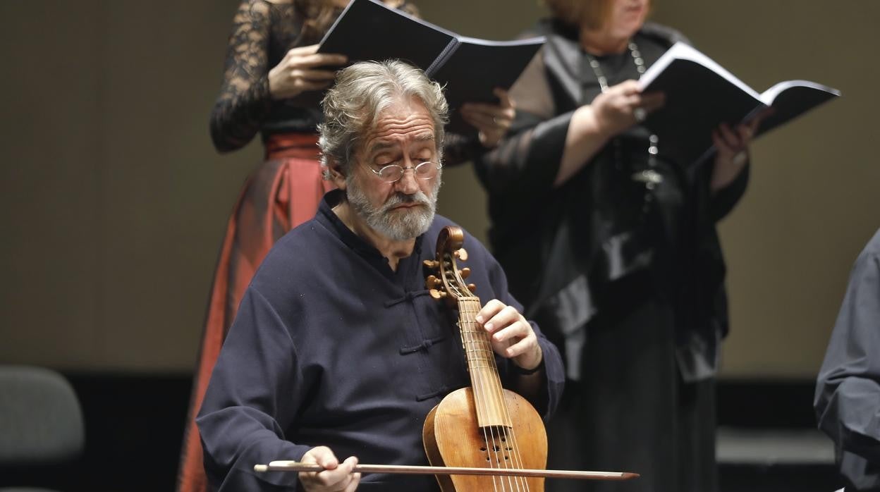 Jordi Savall en un concierto reciente