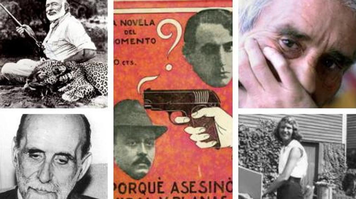 Ernest Hemingway, Juan Ramón Jiménez, Vidal y Planas, Leopoldo Panero y Sylvia Plath padecieron depresiones y afecciones psicológicas