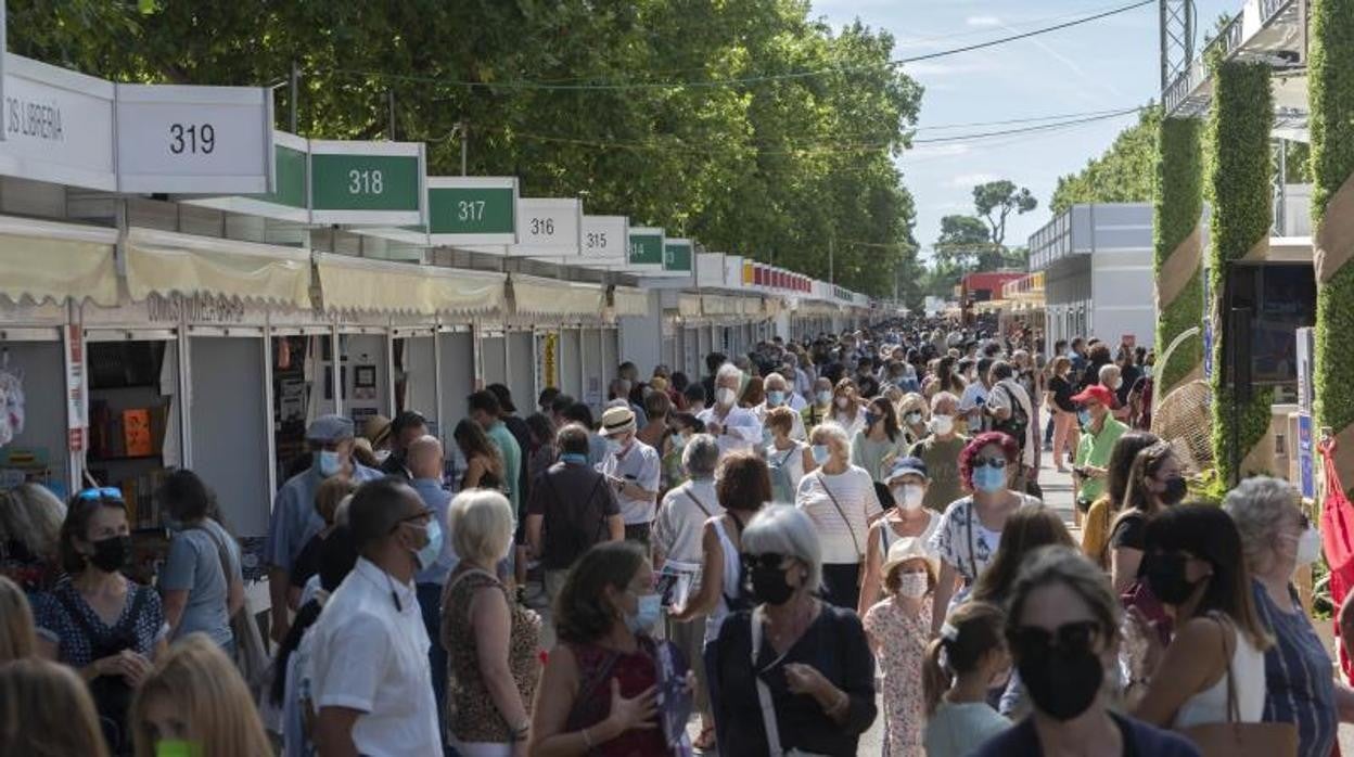 Una imagen de la Feria del Libro de Madrid este fin de semana