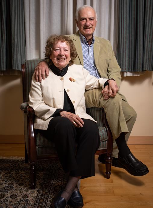 Marilyn Kelly-Buccellati y Giorgio Buccellati, en Madrid