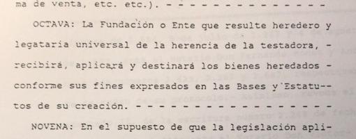 Testamento de Manuela Fagalde