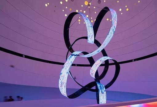 Detalle de 'Dinamo', en el Pabellón español en la Expo de Dubái