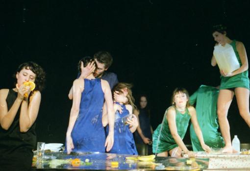 'Mesa de Hijos de Puta' (2014). Foto de la representación en la ETSAM