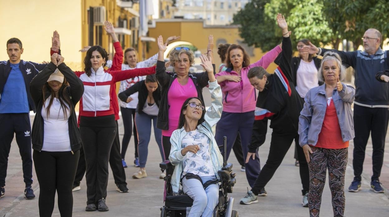 Rodaje del la propuesta de vídeo-danza ‘Flama Macarena’