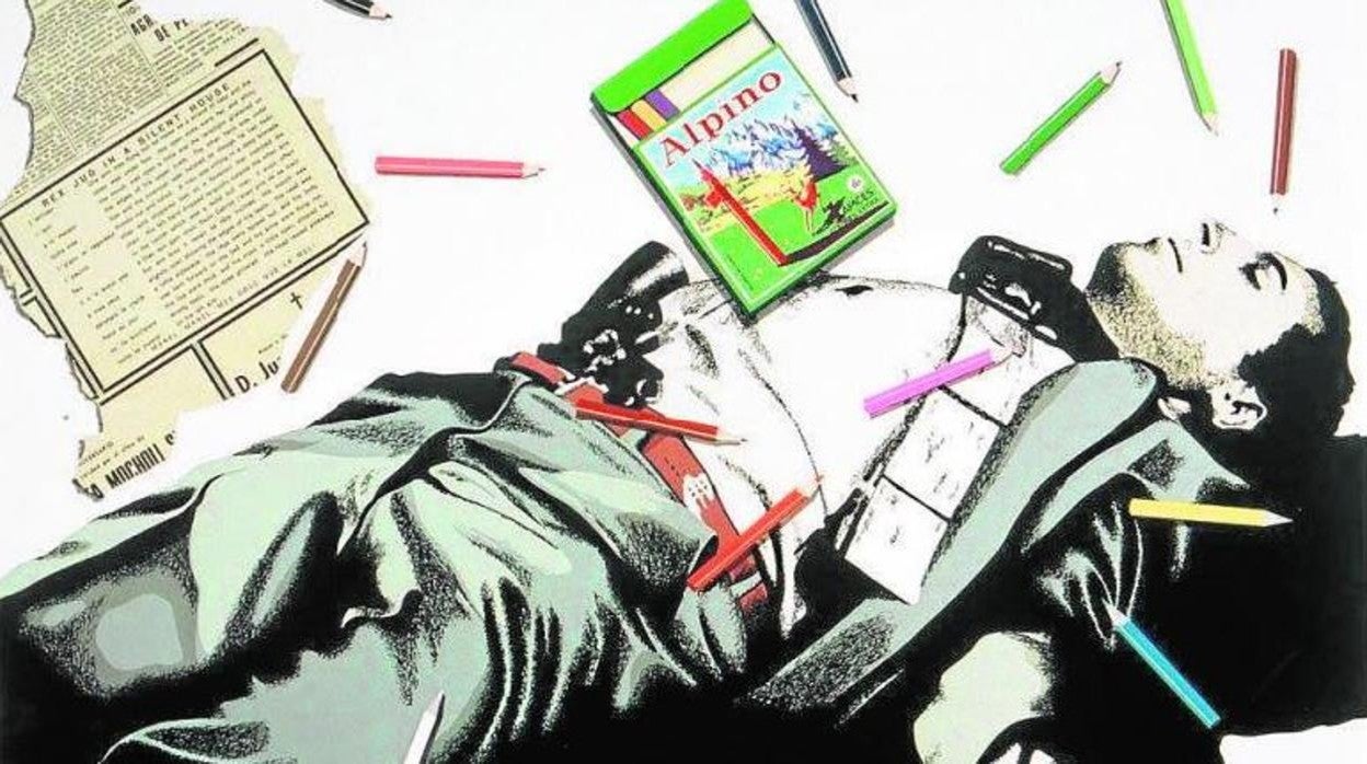 Obra de la ‘Serie negra’ de Equipo Crónica, fechada en 1975