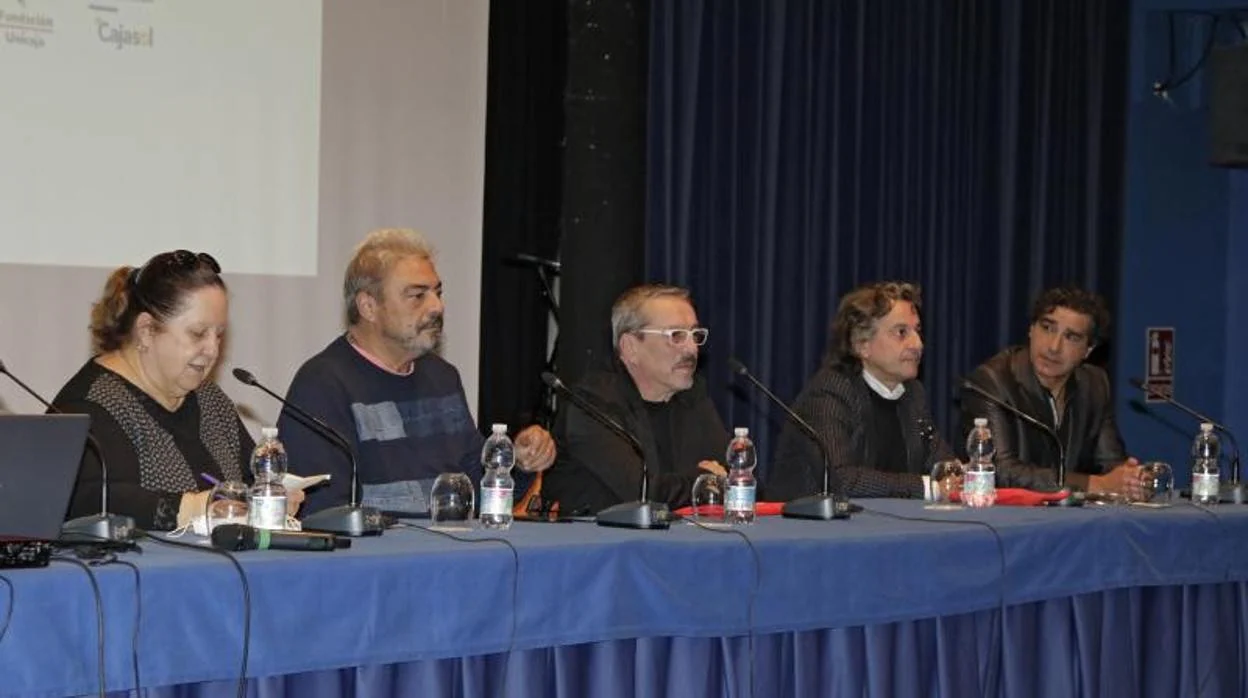 Antonio Canales, Javier Latorre, Javier Barón y Antonio Márquez, moderados por Marta Carrasco