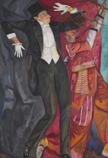 Borís Grigóriev. 'Retrato del director Vsevolod Meyerhold', 1946.