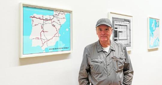 El artista británico, en el CGAC