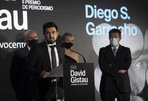 Diego S. Garrocho pronuncia su discurso