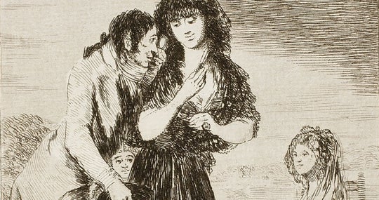 Uno de los 'Caprichos' de Goya