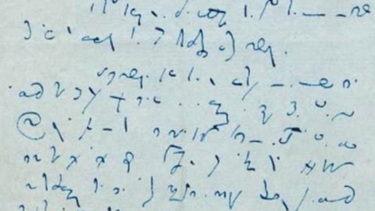 Arranque de la conocida como 'carta de Tavistock', escrita por Dickens y cuyo contenido permanece indescifrable