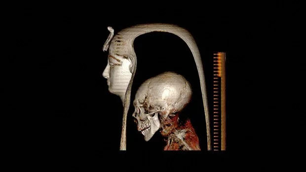 El faraón Amenhotep I murió a los 35 años y fue momificado con cerebro y 30 amuletos