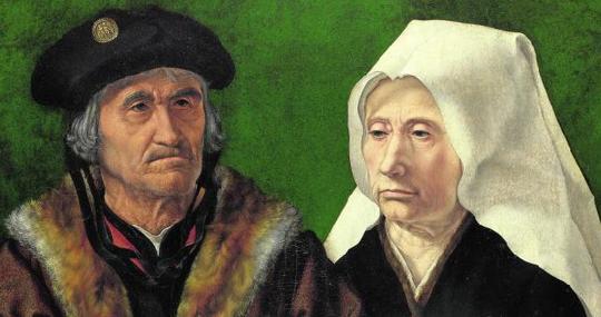 ‘Pareja anciana’ de Jan Gossaert