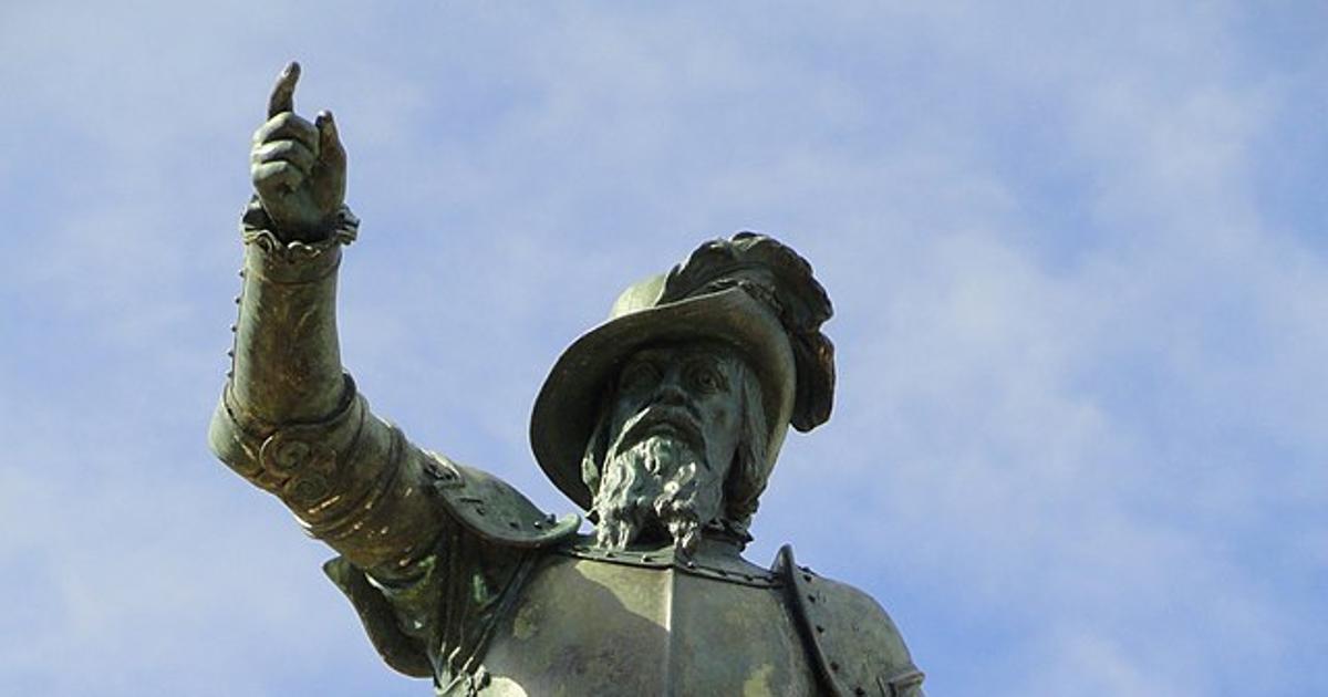 La estatua de Ponce de León de El Viejo San Juan tras ser vandalizada