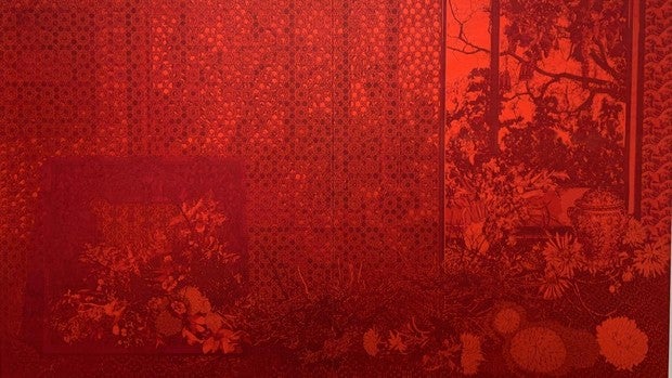 La textura de un velo, en Javier Garcerá