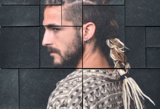 Detalle de 'Álvaro Madrigal V', obra de la serie 'Rostros'