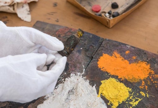 La humedad de Mallorca desvanece el amarillo de Miró