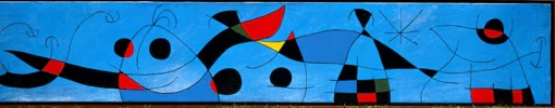 Pintura de Miró dedicada a su nieto David Fernández