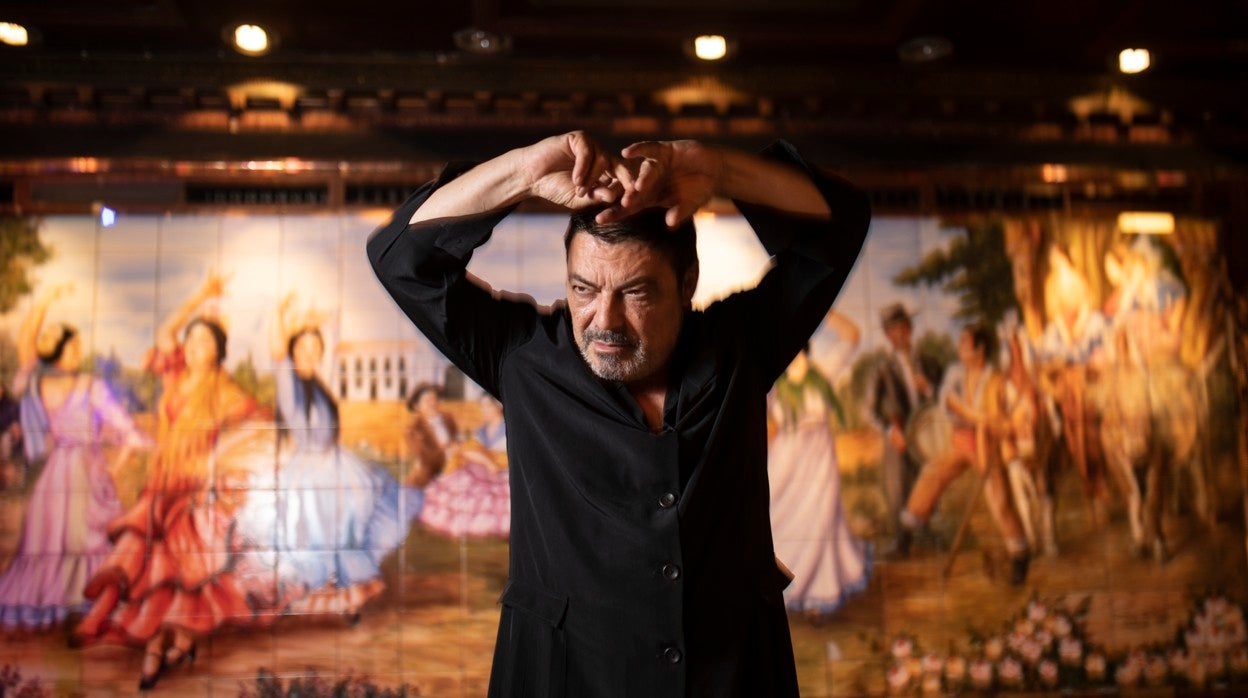 Antonio Canales, en el tablao Villa Rosa