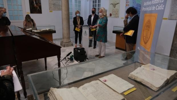 Arranca la exposición sobre las relaciones entre España y Estados Unidos en el Archivo Provincial de Cádiz