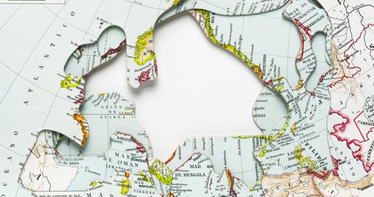 'S/t'. Díptico de 2019. Collage