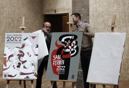 Carteles finalistas del concurso de carteles de San Fermin 2022