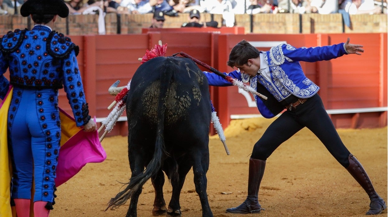 Guillermo Hermoso de Mendoza ha abierto la Puerta del Príncipe este domingo