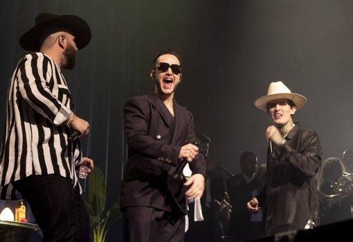 C. Tangana, durante su actuación en el Sónar