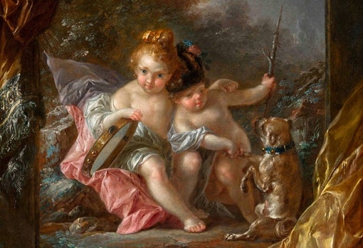 'Retrato de las hijas del artista, María y Ludovica'