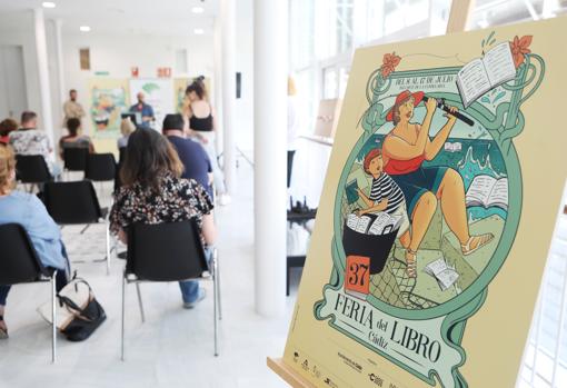 Cartel de la 37 edicón de la Feria del Libro por la ilustradora María Gómez.