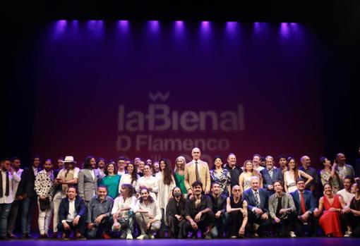 Presentación de la Bienal en el Teatro Lope de Vega