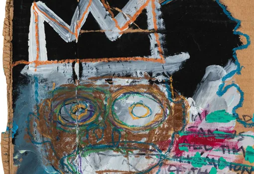 'Crown Face II', obra atribuida a Basquiat