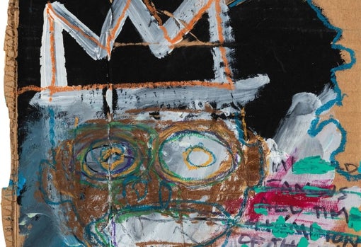 'Crown Face II', obra atribuida a Basquiat